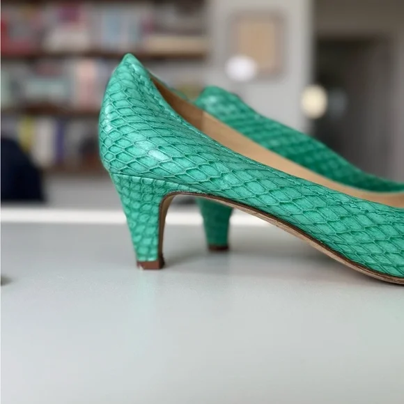Kate Spade Green Kitten heel - Picture 3 of 4
